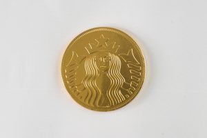 starbucks milk chocolate coin