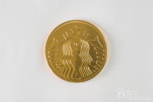 starbucks milk chocolate coin